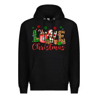 Black love christmas Premium Hoodie - OliviaCreatesArt