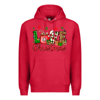 Cardinal love christmas Premium Hoodie - OliviaCreatesArt