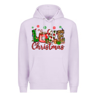 Lilac love christmas Premium Hoodie - OliviaCreatesArt