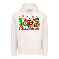 Pale Pink love christmas Premium Hoodie - OliviaCreatesArt