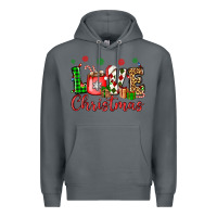 Rock love christmas Premium Hoodie - OliviaCreatesArt