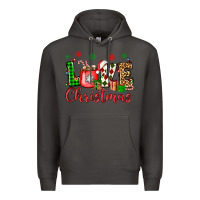 Smoke love christmas Premium Hoodie - OliviaCreatesArt
