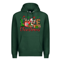 Sports Green love christmas Premium Hoodie - OliviaCreatesArt