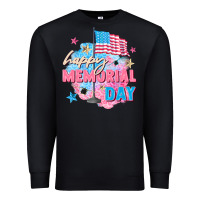 Black Happy Memorial Day Premium Sweatshirt - FaDigitalArtStudio
