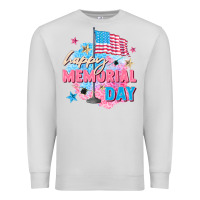 Dove Grey Happy Memorial Day Premium Sweatshirt - FaDigitalArtStudio