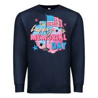 Navy Happy Memorial Day Premium Sweatshirt - FaDigitalArtStudio