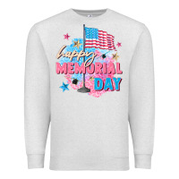 Oatmeal Heather Happy Memorial Day Premium Sweatshirt - FaDigitalArtStudio