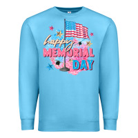Ocean Blue Happy Memorial Day Premium Sweatshirt - FaDigitalArtStudio