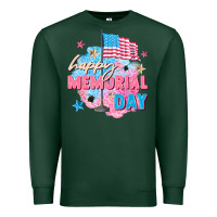 Sports Green Happy Memorial Day Premium Sweatshirt - FaDigitalArtStudio