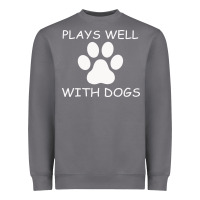 Storm Plays Well With Dogs Heavyweight Sweatshirt - Bettercallsaul