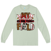 Matcha my heart is on that field baseball Long Sleeve Tee - RanaPortraitStore