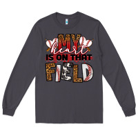 Smoke my heart is on that field baseball Long Sleeve Tee - RanaPortraitStore