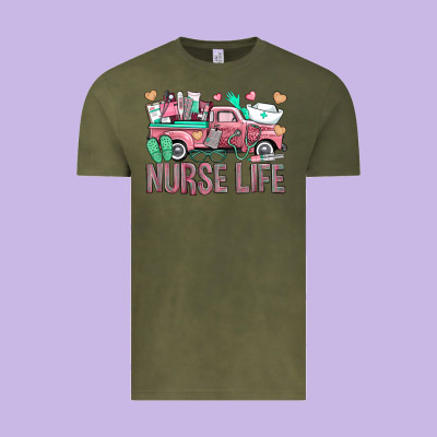 Nurse Life Truck Vintage Tee Designed By Bundleandbundleshop