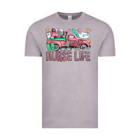 Vintage Zinc Nurse Life Truck Vintage Tee - BundleAndBundleShop