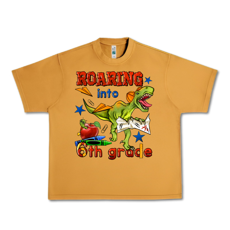 Roaring Into 6th Grade Urban Heavy Tee by BundleAndBundleShop | Teevron