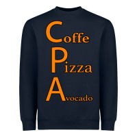 Navy coffe pizza avocado Heavyweight Sweatshirt - Bettercallsaul