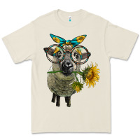 Bone cute hempshire sheep with eyeglasses Premium Tee - LillyAllenDesigns