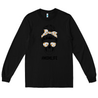 Black Daisy Mom Skull Long Sleeve Tee - Bettercallsaul