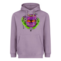 Lavender Halloween Coffee Cup With Hands Heavyweight Hoodie - FaDigitalArtStudio