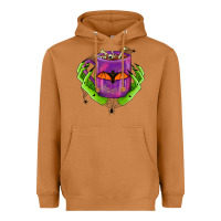 Meerkat Halloween Coffee Cup With Hands Heavyweight Hoodie - FaDigitalArtStudio