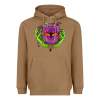 Toasted Coconut Halloween Coffee Cup With Hands Heavyweight Hoodie - FaDigitalArtStudio