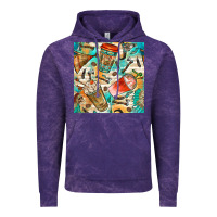 Cloud Purple western indian coffee cups with aztec seamless pattern bbs Vintage Hoodie - BundleAndBundleShop