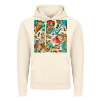 Vintage Artic western indian coffee cups with aztec seamless pattern bbs Vintage Hoodie - BundleAndBundleShop