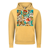 Vintage Mustard western indian coffee cups with aztec seamless pattern bbs Vintage Hoodie - BundleAndBundleShop