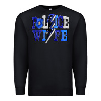 Black Police wife Premium Sweatshirt - FaDigitalArtStudio