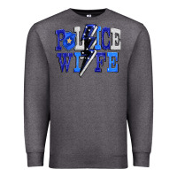 Charcoal Heather Police wife Premium Sweatshirt - FaDigitalArtStudio