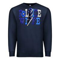 Navy Police wife Premium Sweatshirt - FaDigitalArtStudio