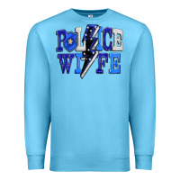 Ocean Blue Police wife Premium Sweatshirt - FaDigitalArtStudio
