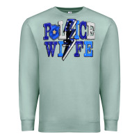 Seafoam Police wife Premium Sweatshirt - FaDigitalArtStudio