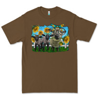 Cacao cute hempshire sheep family Premium Tee - LillyAllenDesigns