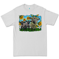 Dove Grey cute hempshire sheep family Premium Tee - LillyAllenDesigns