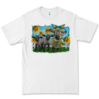 White cute hempshire sheep family Premium Tee - LillyAllenDesigns