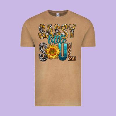 Sassy Little Soul Vintage Tee Designed By Bundleandbundleshop