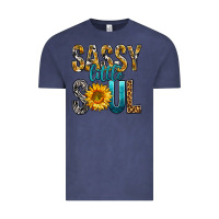 Vintage Denim Sassy Little Soul Vintage Tee - BundleAndBundleShop