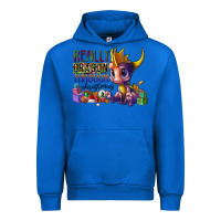 Cobalt real dragon through christmas Urban Hoodie - CowhideDigitalArt