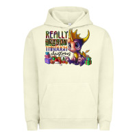 Pigment Pistachio real dragon through christmas Urban Hoodie - CowhideDigitalArt