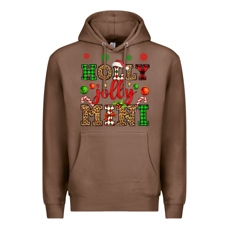 Holly Jolly Mini Premium Hoodie by OliviaCreatesArt | Teevron