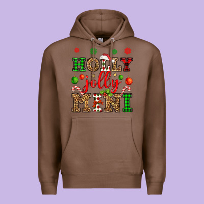 Holly Jolly Mini Premium Hoodie Designed By Oliviacreatesart