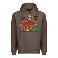 Coffee holly jolly mini Premium Hoodie - OliviaCreatesArt