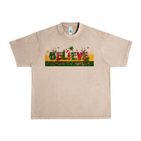 French Oak christmas believe Urban Heavy Tee - BundleAndBundleShop