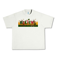 Pistachio christmas believe Urban Heavy Tee - BundleAndBundleShop