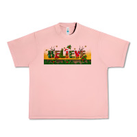 Salmon christmas believe Urban Heavy Tee - BundleAndBundleShop