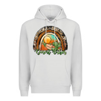 Dove Grey desert vibes rainbow Premium Hoodie - JahusDesignShop