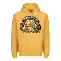 Mustard desert vibes rainbow Premium Hoodie - JahusDesignShop