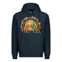 Navy desert vibes rainbow Premium Hoodie - JahusDesignShop