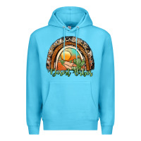 Ocean Blue desert vibes rainbow Premium Hoodie - JahusDesignShop